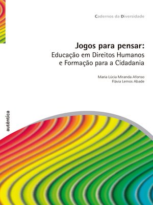 cover image of Jogos para pensar